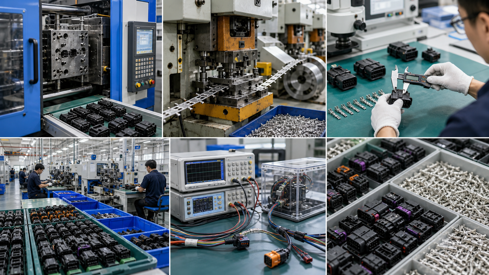 Automotive connector tooling and injection molding capability
